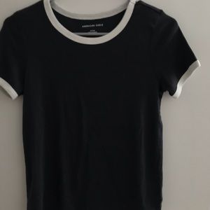 Navy blue American eagle top